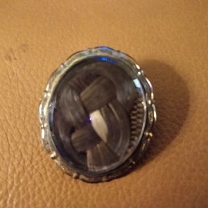 Mourning Victorian Hair jewelry